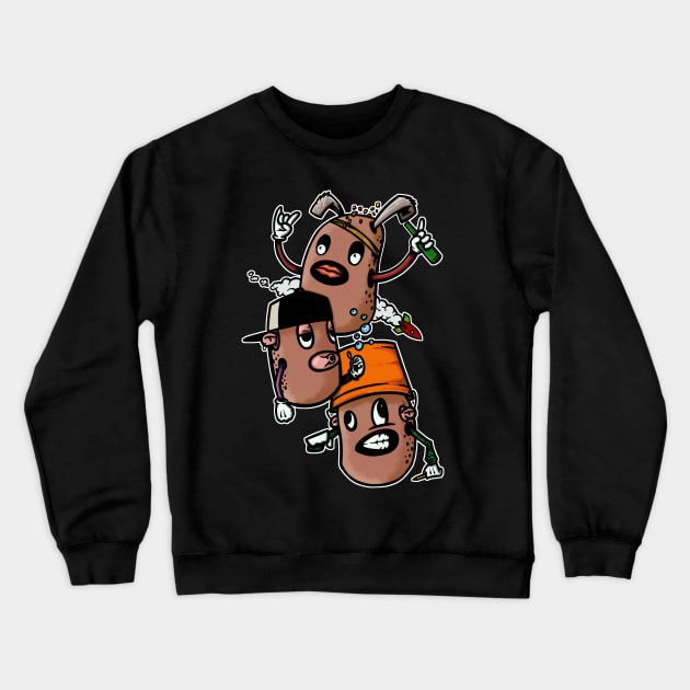 potatoes Crewneck Sweatshirt by manuvila